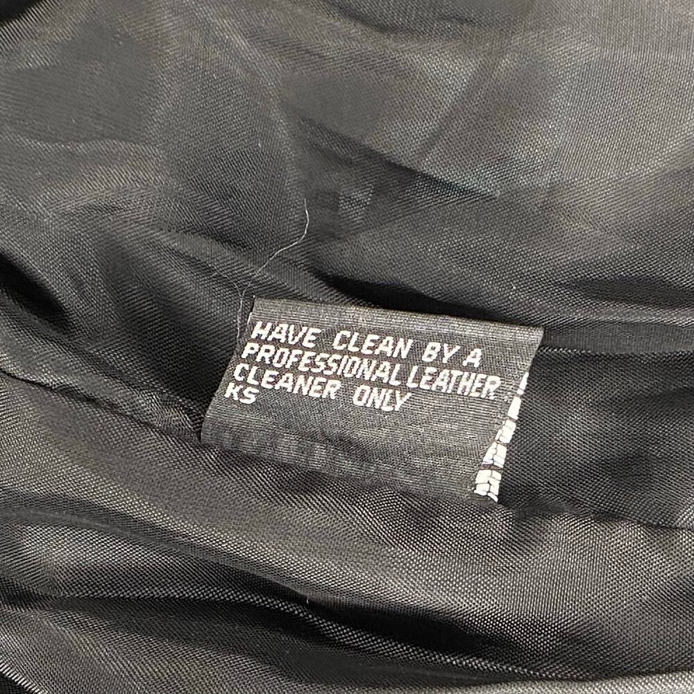 Silver Bike Genuine Leather Moto Jacket Women Sz XL Black Braiding - Picture 9 of 15